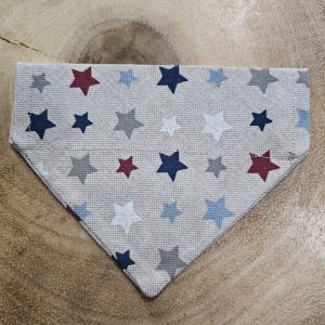 Stars bandana, Blue & Red- Size Small
