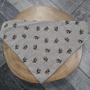 Small Bees bandana- Size Large