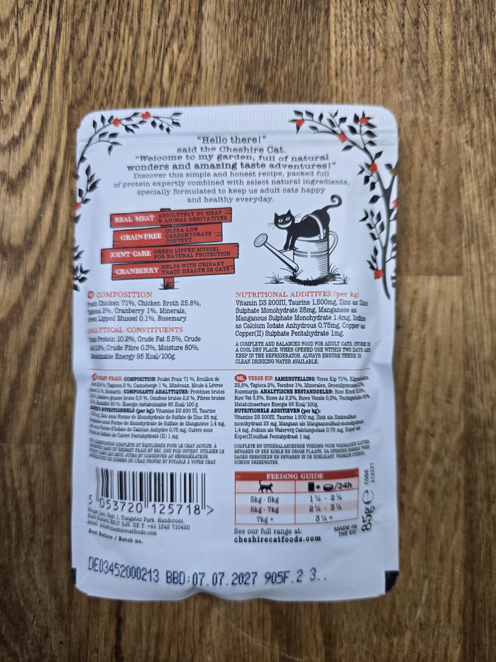 The Cheshire Cat's Garden Fresh Chicken 85g - Image 2