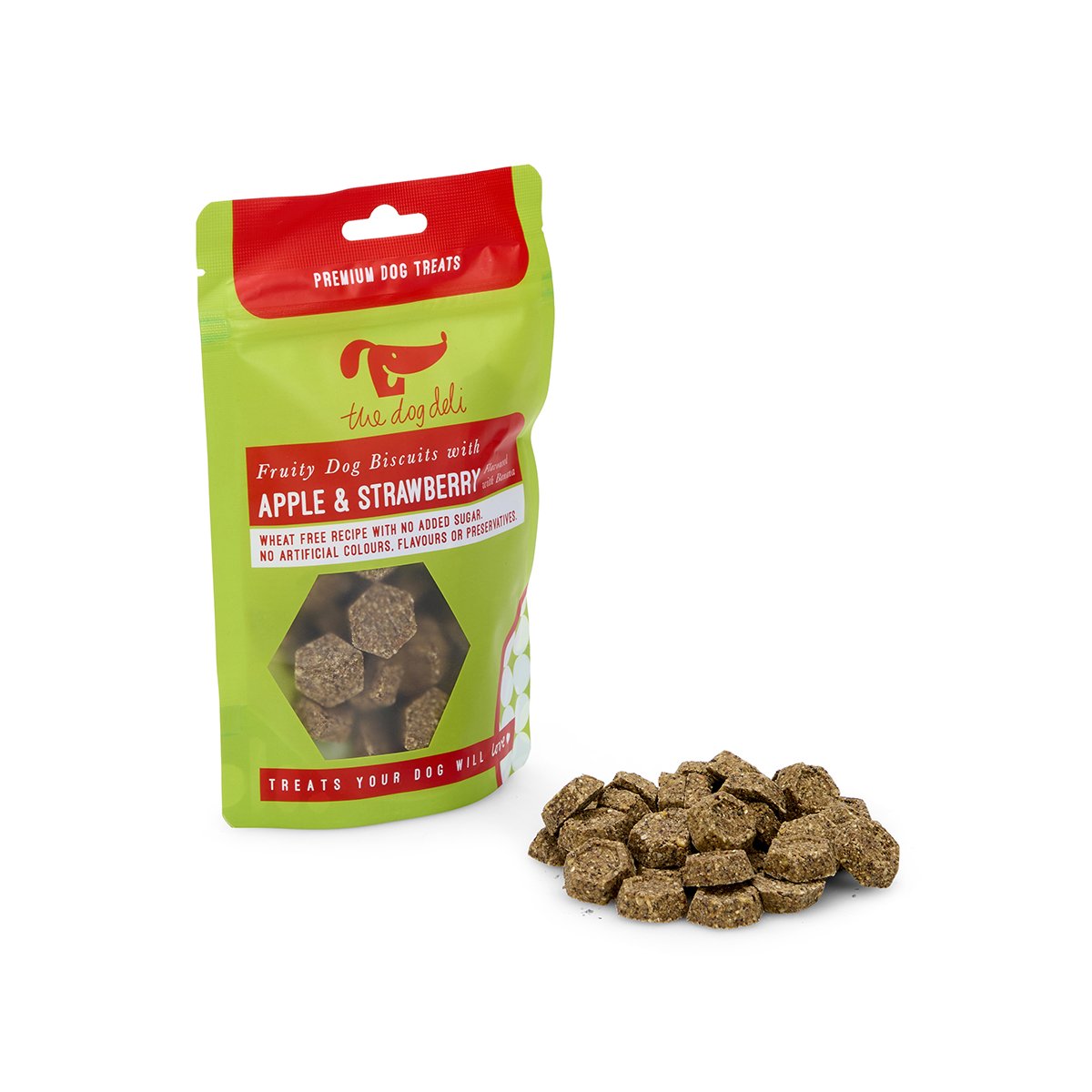 Fruity Biscuits With Apple & Strawberry 120G