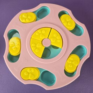 Puzzle Feeder- Pink & Blue